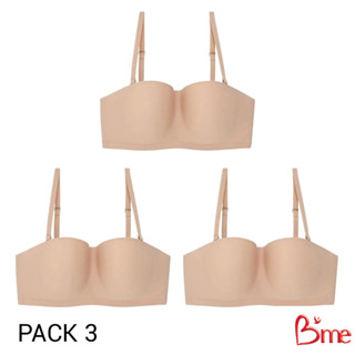 B'me เสื้อชั้นในไร้โครงถอดสาย level 2 ฟองกลาง รุ่น ME1C19 (E…