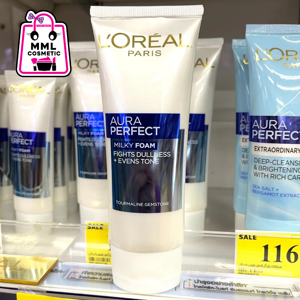 Loreal ลอรีอัล ปารีส ออร่า เพอร์เฟ็คท์ มิลค์กี้ โฟม
