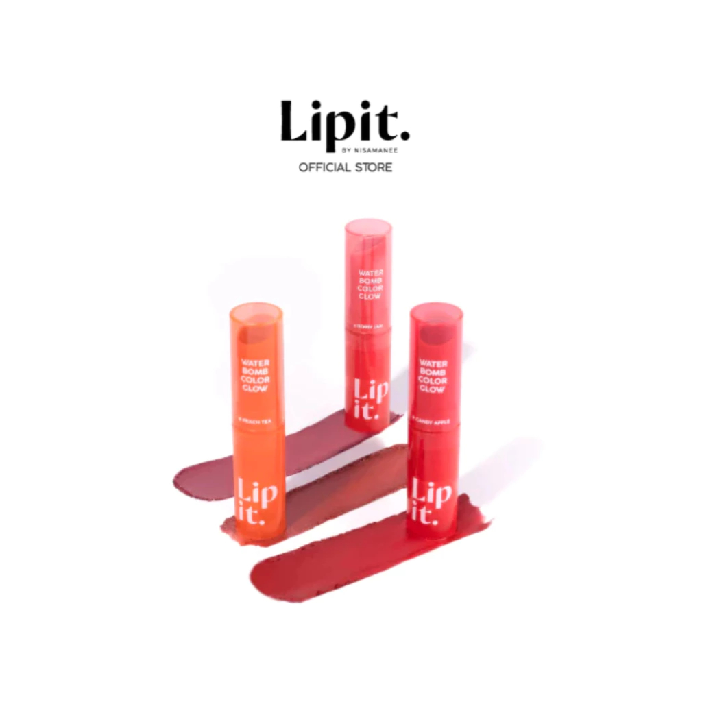 Lip It วอเตอร์บอมบ์คัลเลอร์โกลว์ 3G ลิปอิท ลิปน้ำแร่ฉ่ำวาว