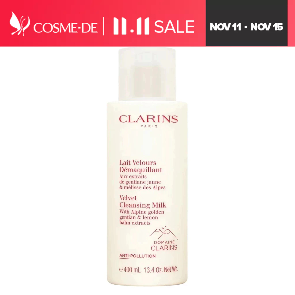 Clarins Velvet Cleansing Milk 400ml