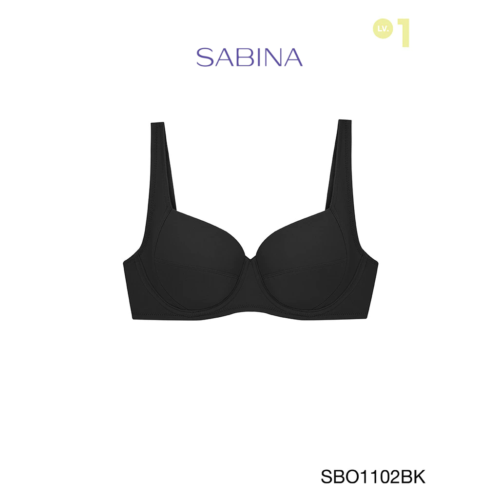Sabina เสื้อชั้นใน มีโครง รุ่น Function Bra รหัส SBO1102BK สีดำ