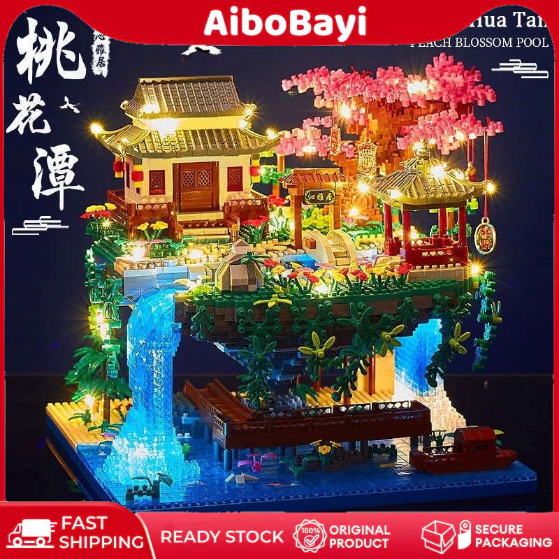 【COD】2705 PCS โมเดลบล็อกตัวต่อ ของเล่นเสริมการเรียนรู้ สําหรับเด็ก Taohuatan 1435Pcs