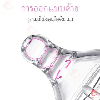 IVORYBABY จุกหลอกจุกนมคอกว้าง จุกนมคอแคบ หัวจุกนมไม่ดูดไม่ไหล จุกนมเด็ก จุกนมพีเจ้น +/S/M/L