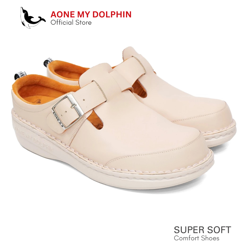 [ลิขสิทธิ์แท้] Aone My Dolphin - D01 แบบสวม รองเท้าเพื่อสุขภาช่วยบรรเทาภาวะรองช้ำและเท้าแบน