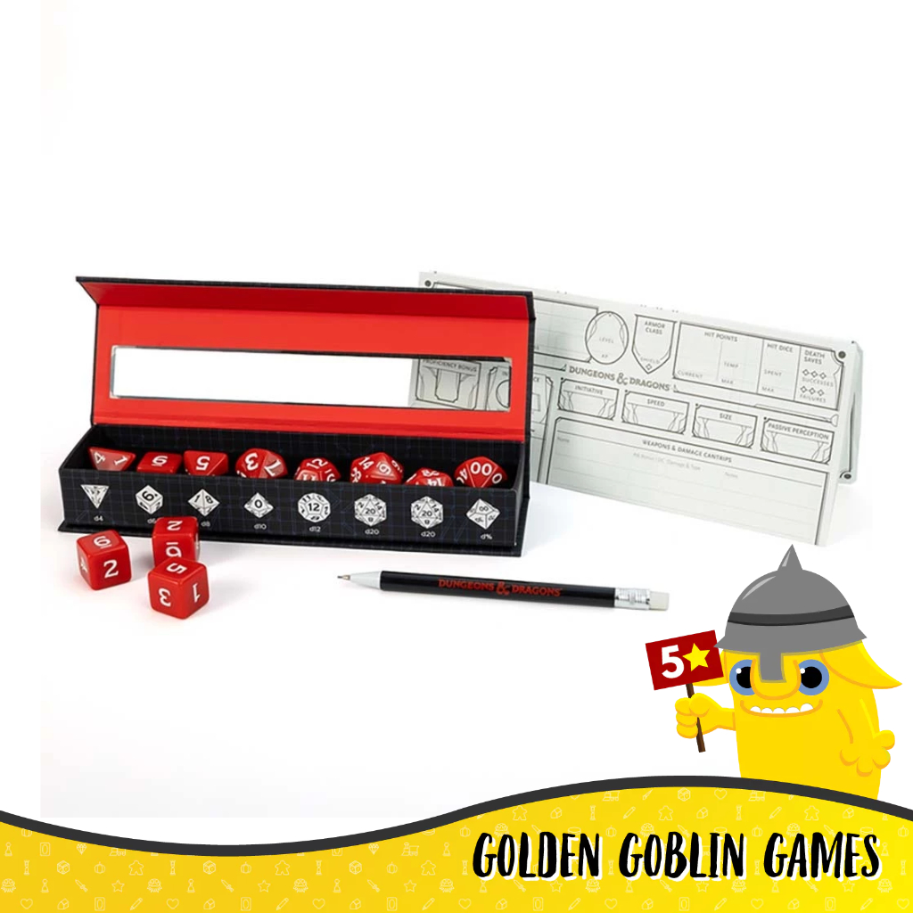 Dungeons & Dragons: New Adventurer Dice Set: Red