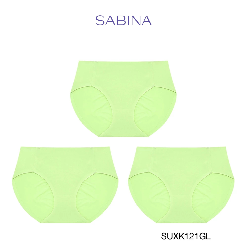 Sabina กางเกงชั้นใน (Set 3 ชิ้น) รุ่น Soft Collection รหัส SUXK121GL สีเขียวอ่อน