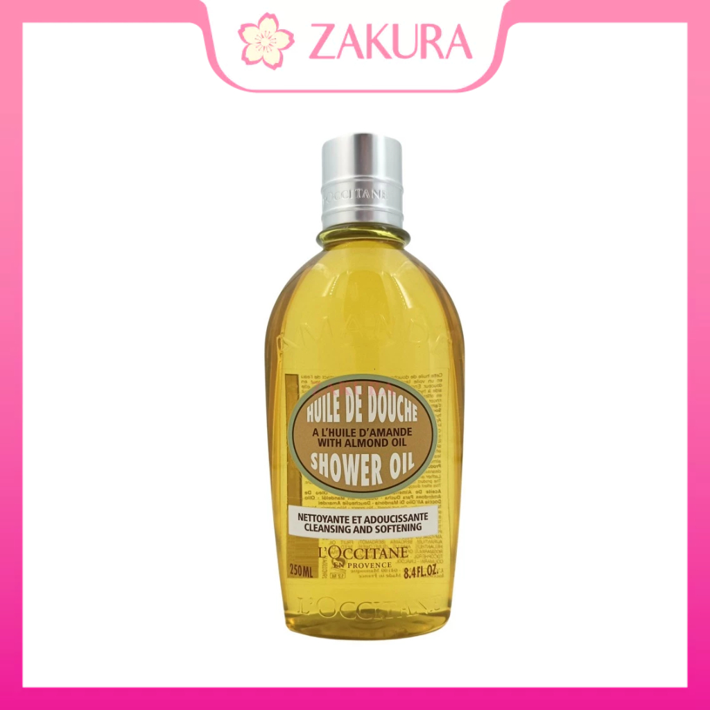 L'Occitane Almond Cleansing & Soothing Shower Oil - 250ml