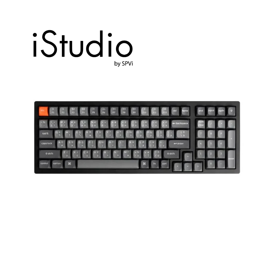 คีย์บอร์ด Keychron K4 Max Wireless ไร้สาย ขนาด 96% (BT/2.4Ghz/Wire) - TH / EN