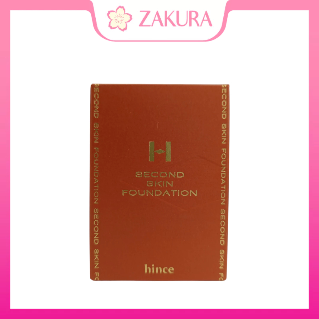 Hince Second Skin Cover Foundation 40ml - 15 Rosy / 21 Ivory