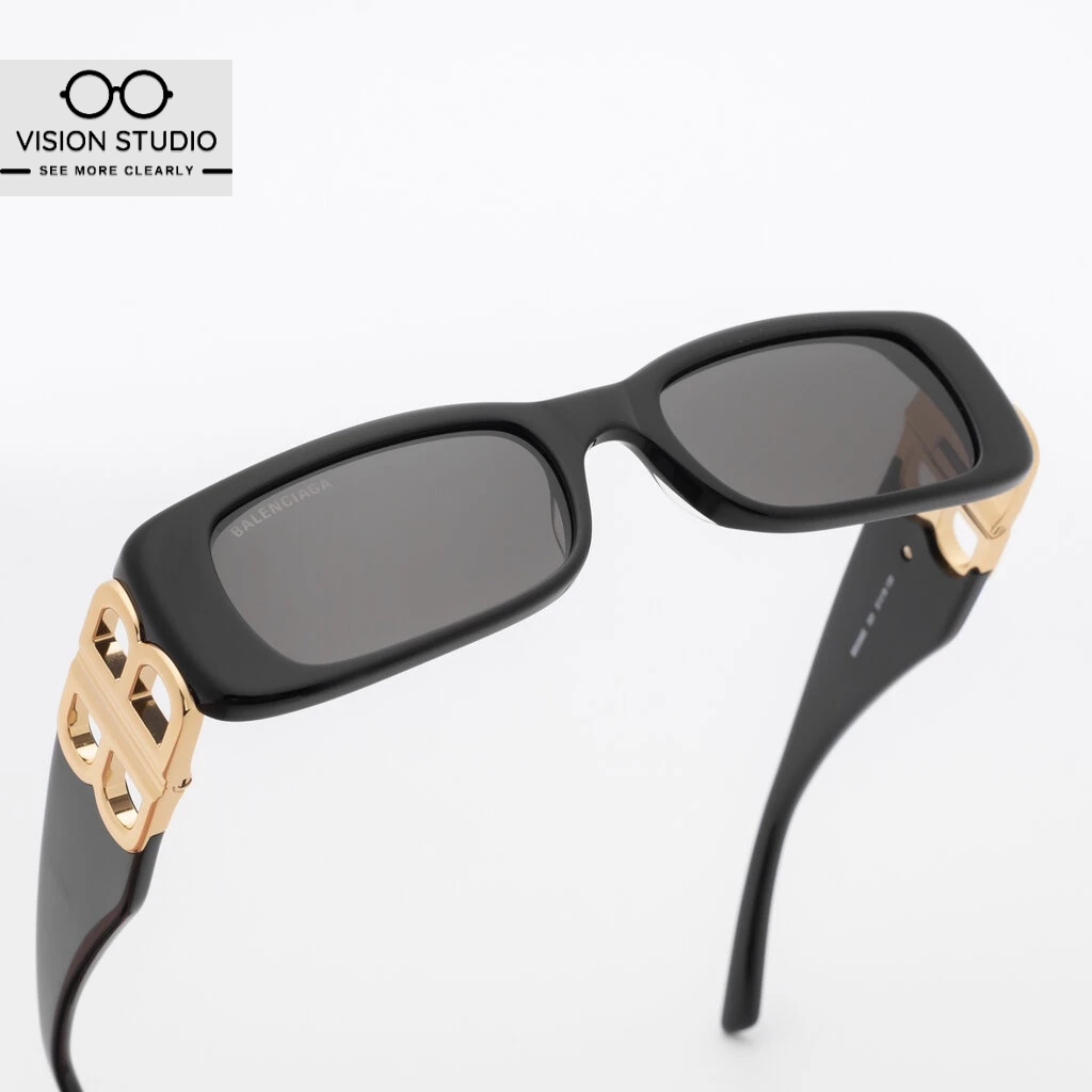 แว่นกันแดด Balenciaga Dynasty Rectangle BB0096S 001