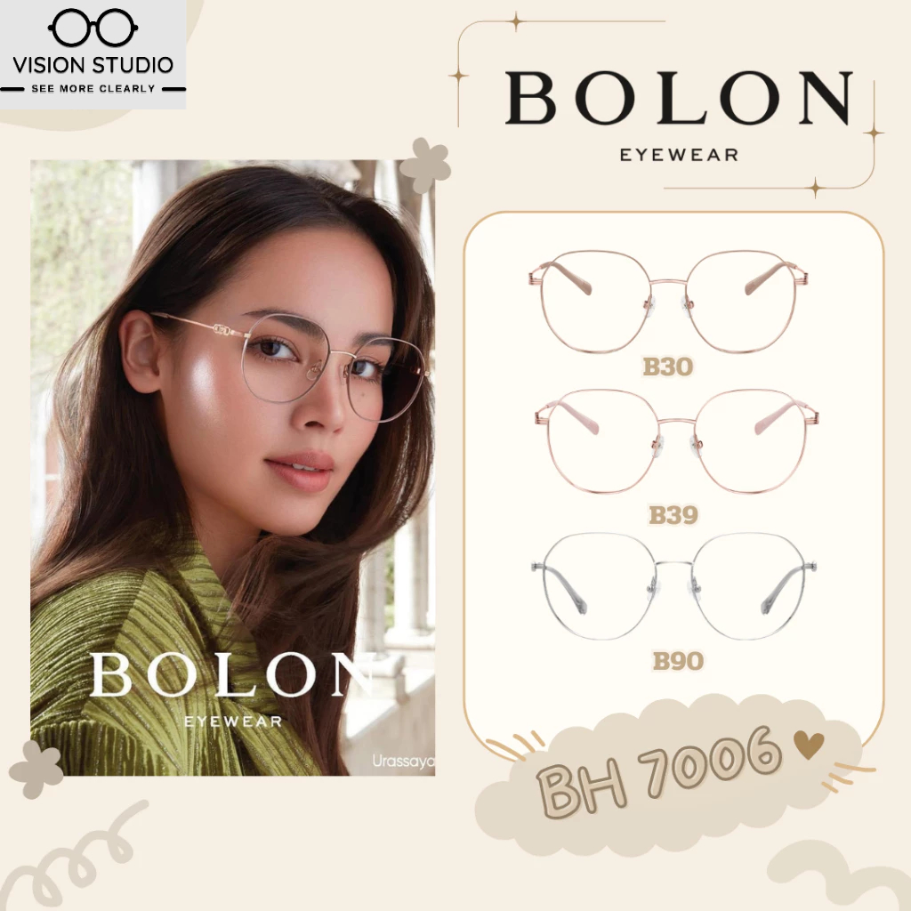 แว่นสายตา BOLON BH7006 รุ่น Cairns ของแท้ประกันศูนย์ไทย โบลอน กรอบแว่น สายตาสั้น สายตายาว กรองแสง แท