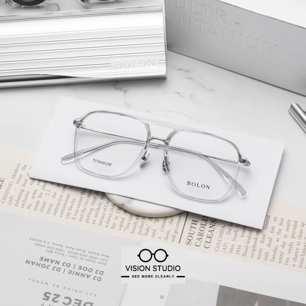 แว่นสายตา BOLON รุ่น BT6021 B90 Transparent Silver
