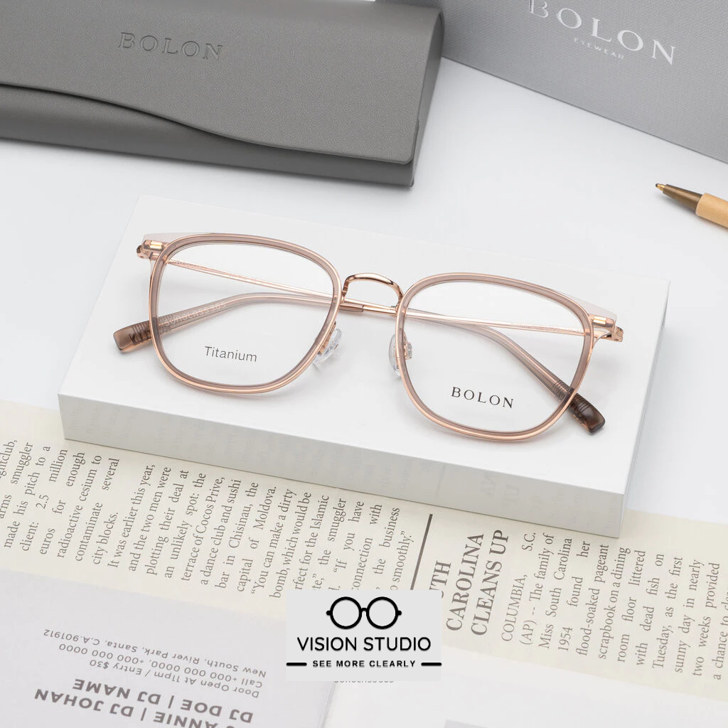 แว่นสายตา BOLON รุ่น BA6010 B21 Transaprent Brown / Rose Gold