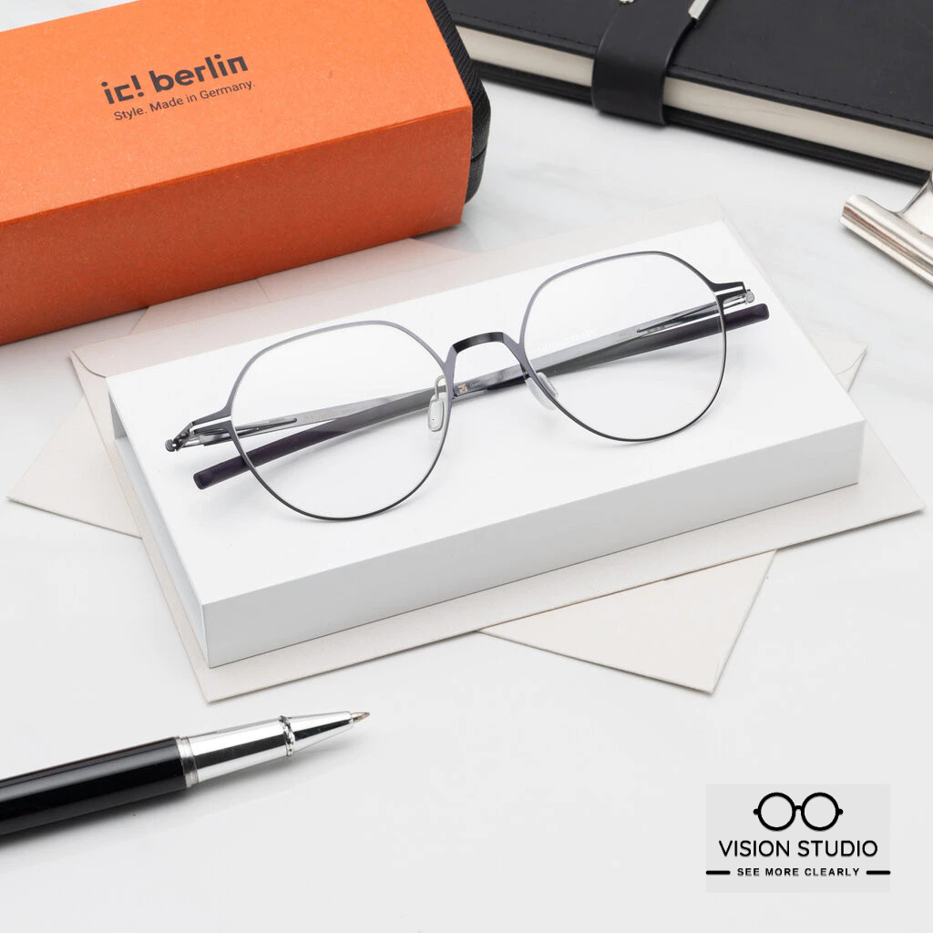 กรอบแว่น IC BERLIN Nori Aubergine