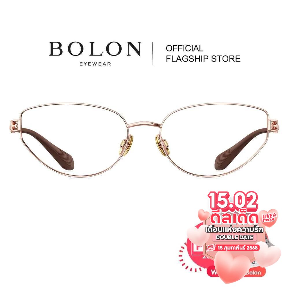 Bolon Stockholm BA7050 กรอบแว่นแบรนด์เนม โบลอน แว่นสายตา แว่นกรองแสงออโต้ กรองแสงสีฟ้า สายตาสั้น ยาว แฟชั่น