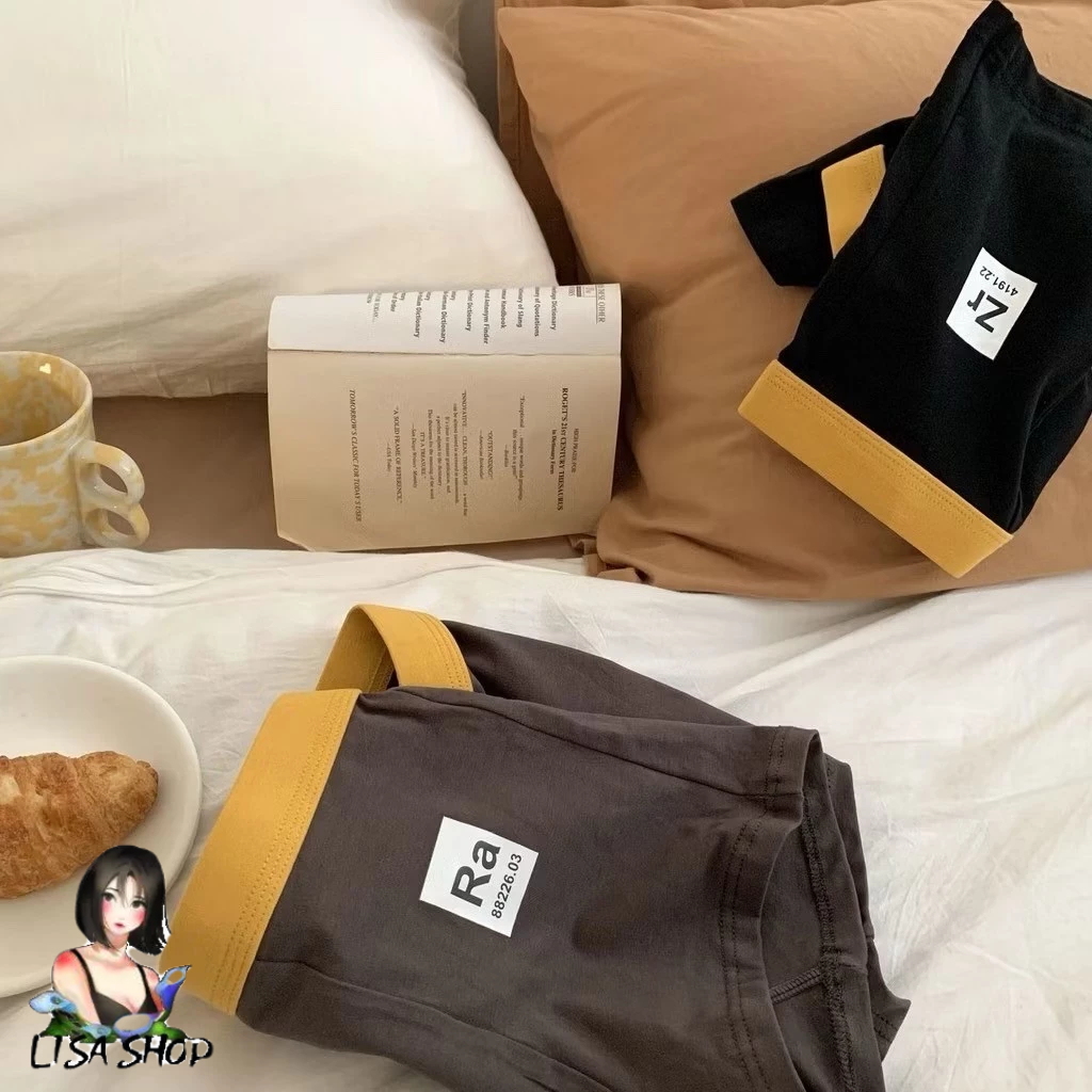 กางเกงในบ๊อกเซอร์ สีพื้นพลาสเทล ผ้านิ่ม กางเกงชั้นในชาย Boxer ระบายอากาศได้ดี A3200