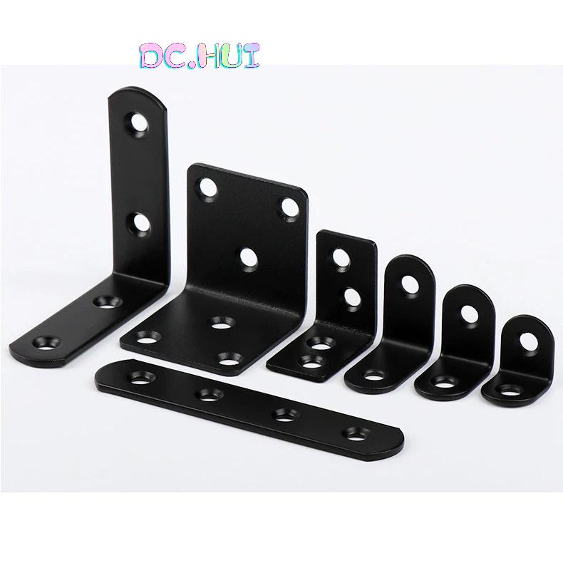 DC.HUI  พร้อมส่ง เหล็กฉาก(1ชิ้น) ชุบซิง แตนเลสหนา 7 ตัวยึดตัวยึดลามิเนต 90 องศารูปตัว L รหัสมุมมุมขวาตัวยึดสามเหลี่ยม