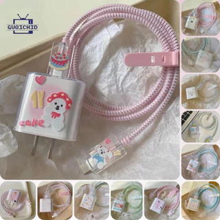 5In1 ฝาครอบป้องกันสายชาร์จ Charger Protector เคสป้องกันเครื่องชาร์จ Energy Dog ที่เหมาะสำหรับเคสป้องกันแบบพับใส IP 20W