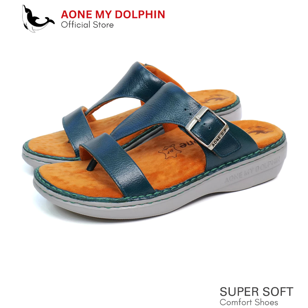 [ลิขสิทธิ์แท้] Aone My Dolphin - Extra D04-1 รองเท้าแตะ แบบหูหนีบ รองเท้าเพื่อสุขภาพแบบสวมช่วยบรรเทา