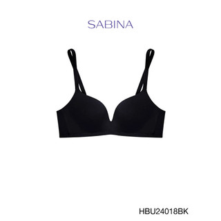 Sabina Habpy Pretty Perfect Level 1 เสื้อชั้นใน  ไร้โครง รหัส HBU24018BK - สีดำ