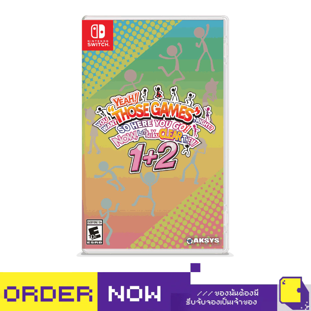 [+..••] PRE-ORDER | NSW YEAH! YOU WANT, LET’S SEE YOU CLEAR THEM! 1+2 (เกม Nintendo Switch™ 🎮วางจำหน