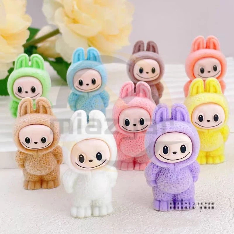 😍COD😍ป้ายปักเค้ก ลาบูบู้ Labubu Molly โมเดล Labubu และของตกแต่งเค้ก สำหรับงานตกแต่งหน้าเค้ก ธีมลาบูบู้ มอลลี่ Labubu