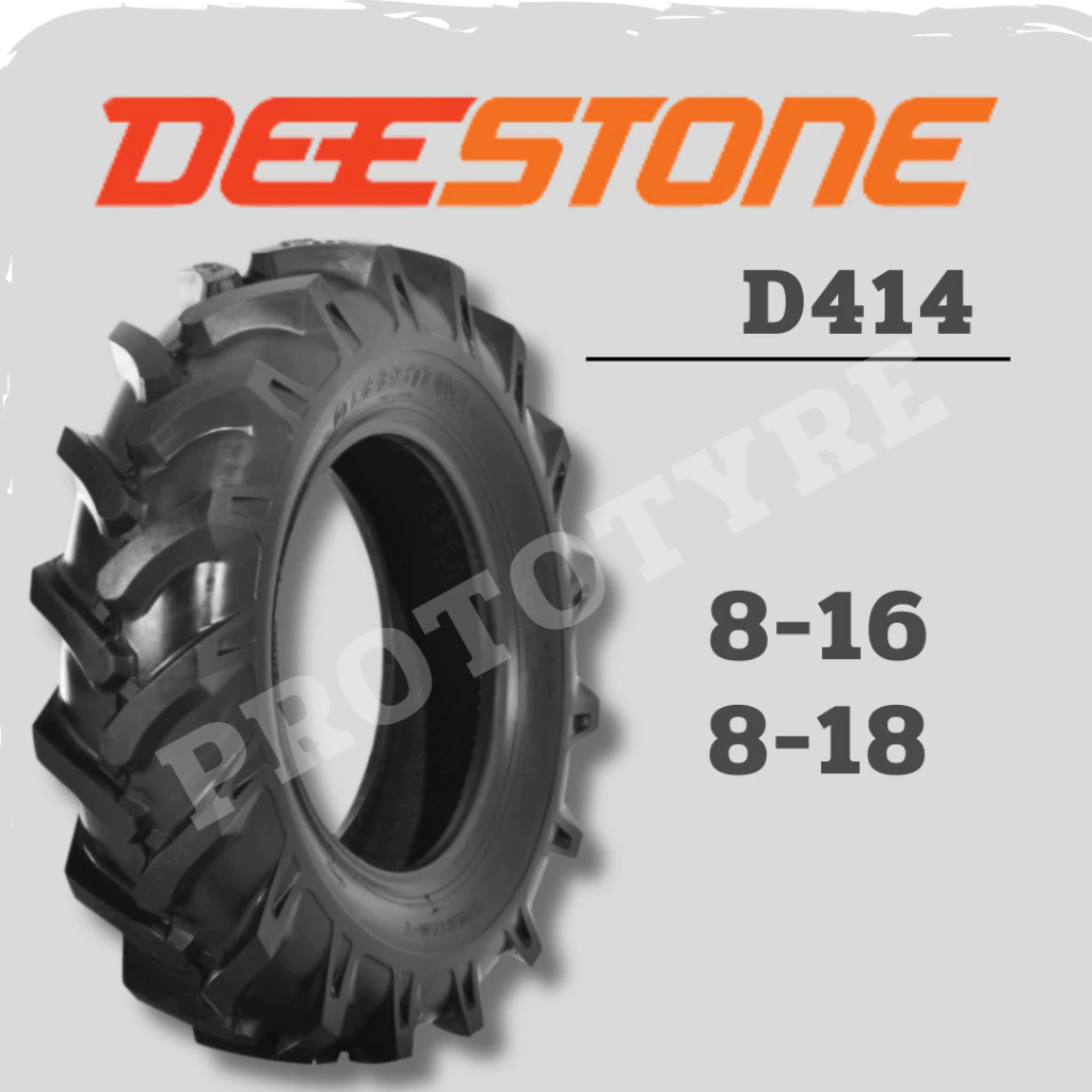 ยางรถไถ 8-16 , 8-18 ยี่ห้อ DEESTONE รุ่น D414