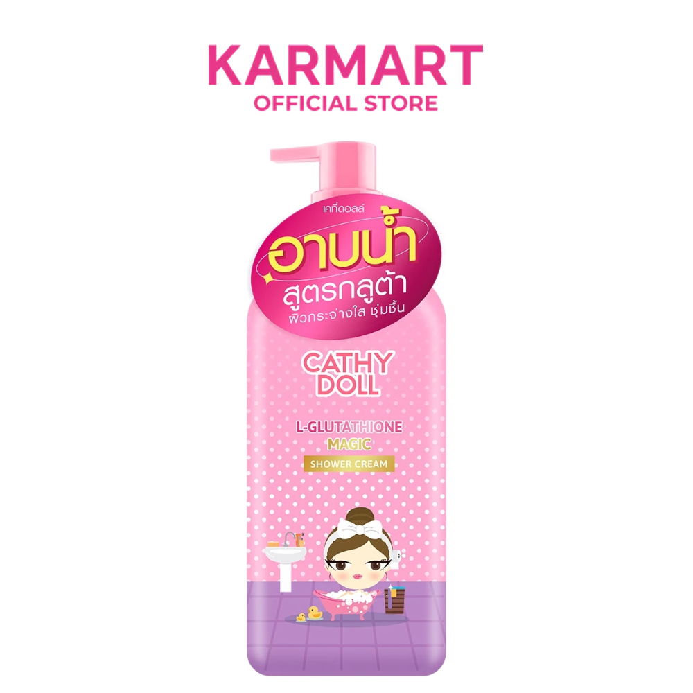 Cathy Doll แอลกลูต้าไธโอนเมจิกชาวเวอร์ครีม 500ml (Y24)