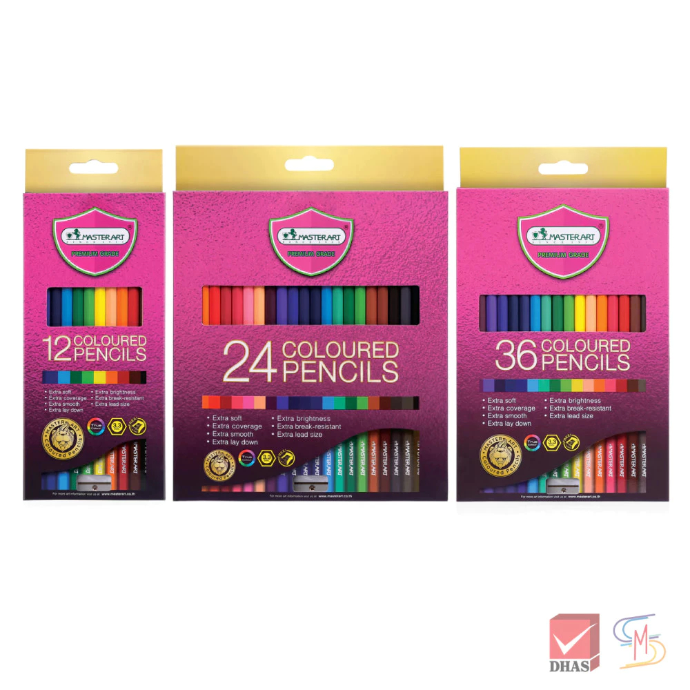 สีไม้ Master Art รีวิว: เลือกสีคุณภาพ ปลอดภัย ไส้ไม่หัก สำหรับทุกวัย