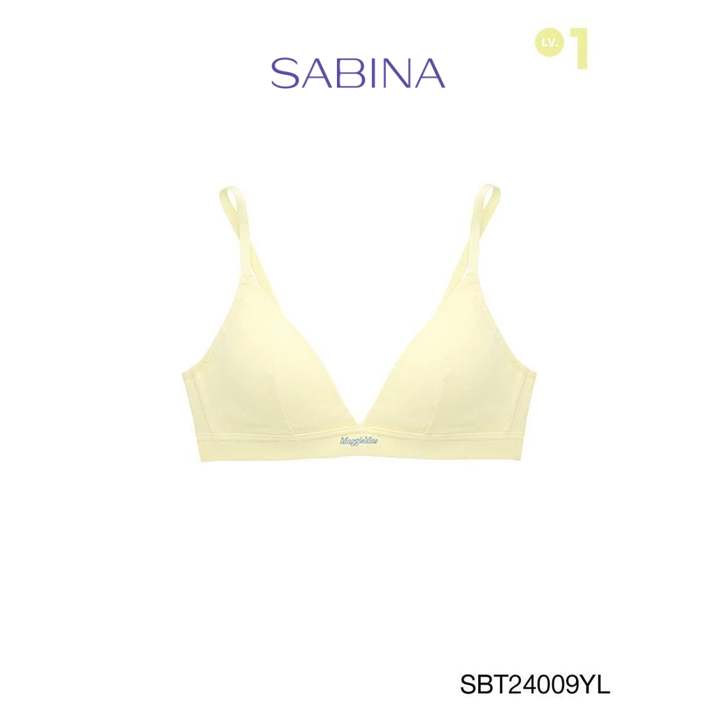 SABINA COZY COTTON เสื้อชั้นในไร้โครง รหัส SBT24009YL - สีเหลือง