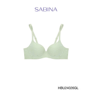 Sabina Habpy Pretty Perfect Level 1 เสื้อชั้นใน  มีโครง รหัส HBU24026GL - สีเขียวอ่อน