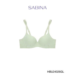 Sabina Habpy Pretty Perfect Level 1 เสื้อชั้นใน มีโครง รหัส HBU24026GL - สีเขียวอ่อน