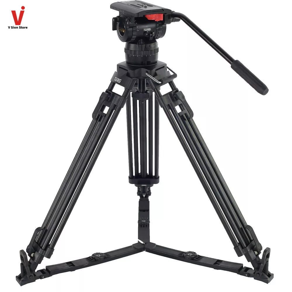 พร้อมส่ง TERIS TS150AL,CF Fluid Head & Tripod Kit ชุดหัวและขาตั้งกล้องวิดีโอ