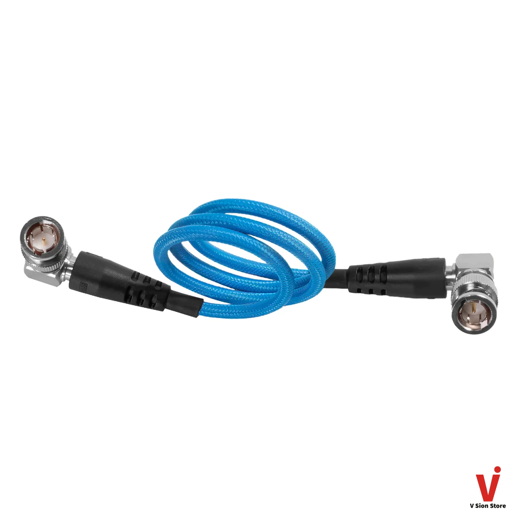 พร้อมส่ง Kondor Blue 22" 12G SDI Right Angle Cable for 4K 60p Camera Monitors and Transmitters