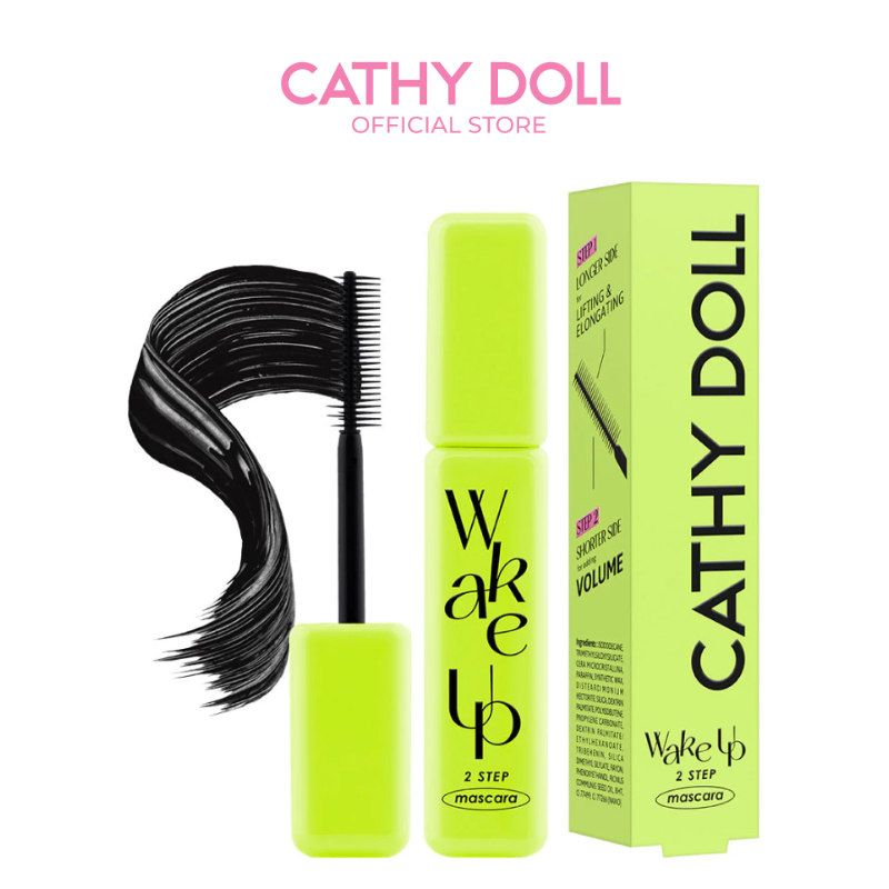 Cathy Doll เวคอัพทูสเตปมาสคาร่า 5.5g เคที่ดอลล์