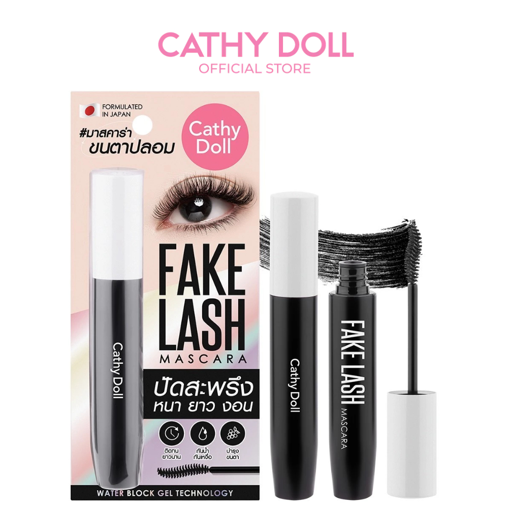 Cathy Doll เฟคแลชมาสคาร่า 6g  เคที่ดอลล์ มาสคาร่า ปัด สะพรึง หนายาวงอน