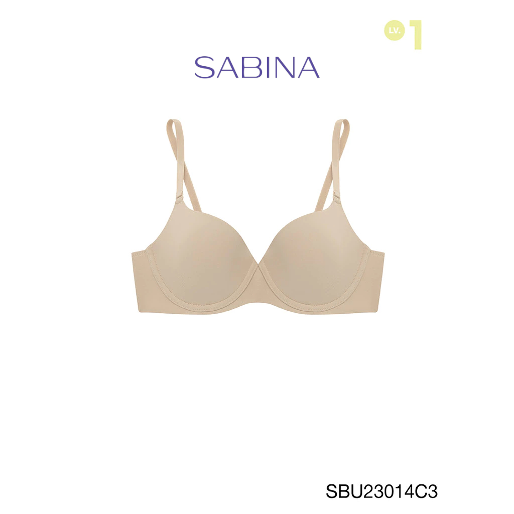 Sabina เสื้อชั้นใน มีโครง รุ่น Pretty Perfect รหัส SBU23014C3 สีเนื้อเข้ม