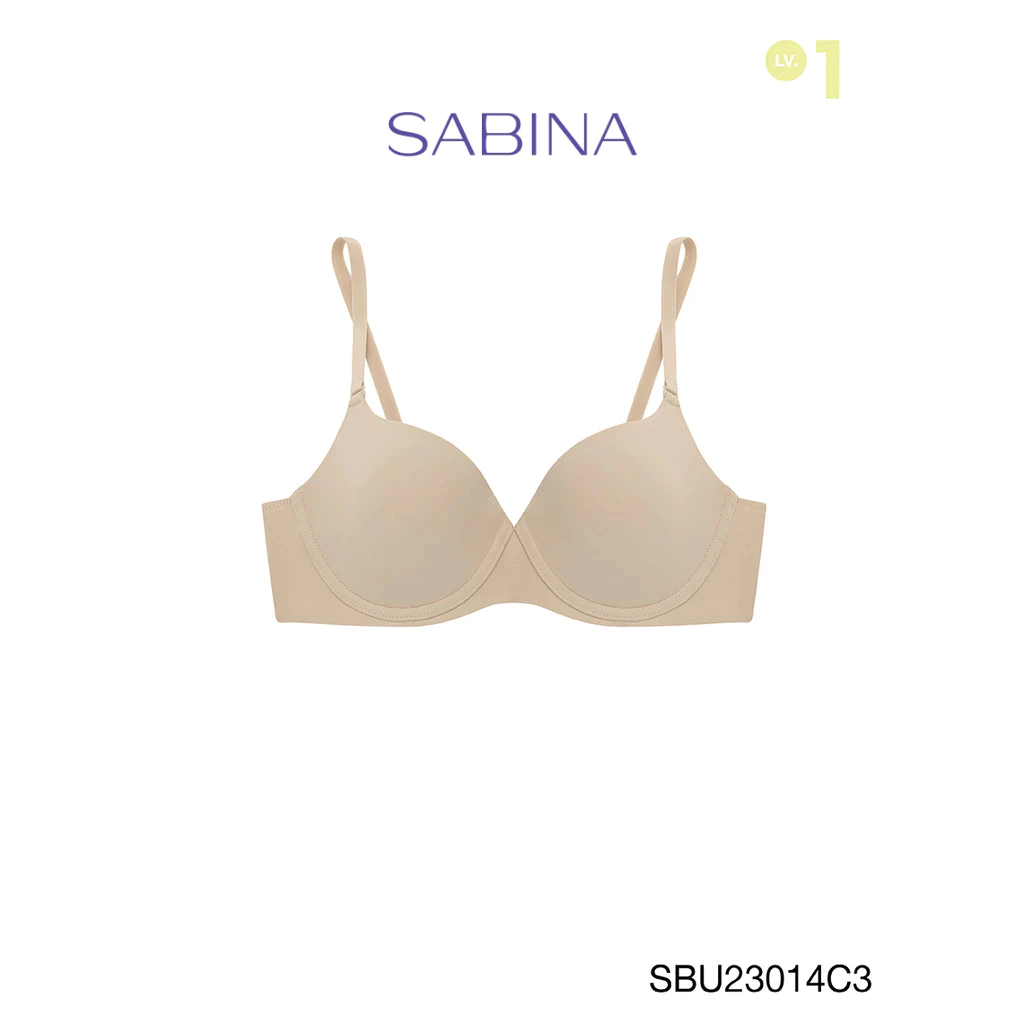 Sabina เสื้อชั้นใน มีโครง รุ่น Pretty Perfect รหัส SBU23014C3 สีเนื้อเข้ม