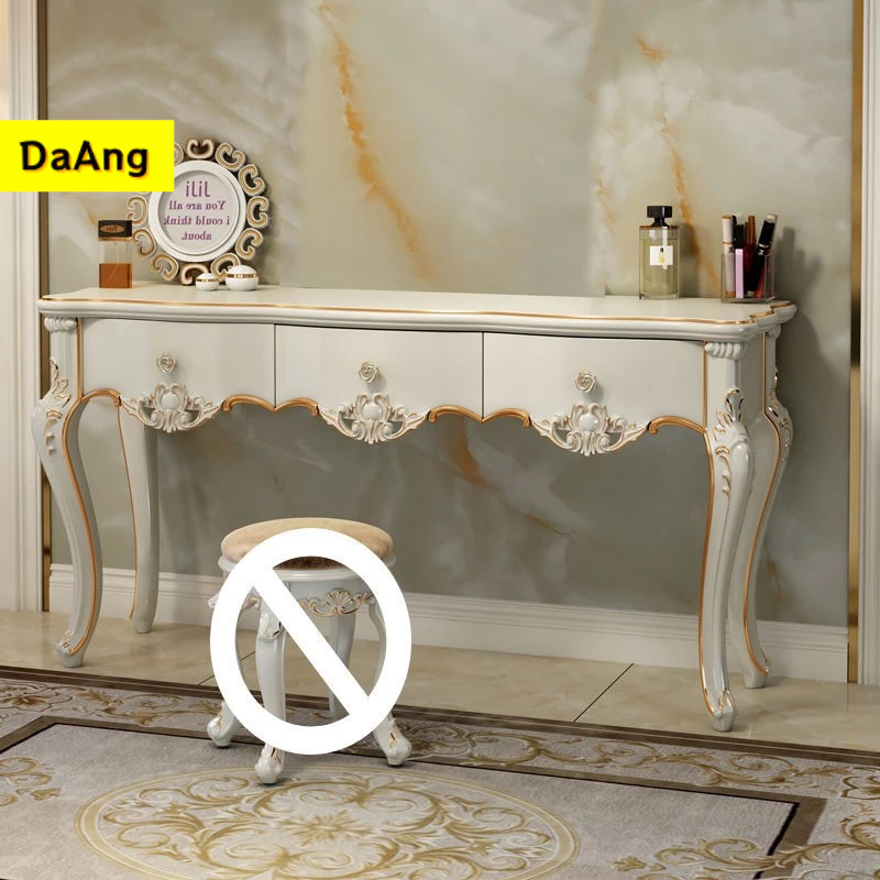 โต๊ะเครื่องแป้งสีขาว การเขียนด้วยคอมพิวเตอร์ในสำนักงาน