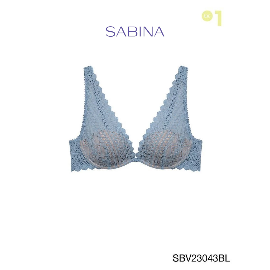 Sabina เสื้อชั้นใน มีโครง รุ่น Mad Moiselle รหัส SBV23043BL สีฟ้า