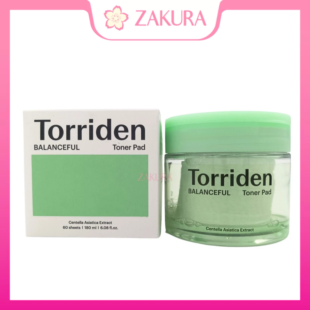 Torriden Balanceful Cica Toner Pad - 60 Pads