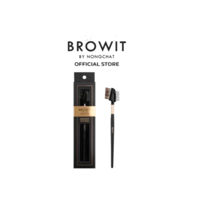 Browit โปรเฟสชั่นนอลบราวโคมบ์แอนด์บราวบรัช Browit Professional Brow Comb & Brow Brush