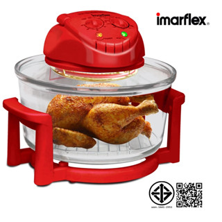IMARFLEX_22 หม้อฝาอบลมร้อน โถแก้ว  ขนาด 12 ลิตร IB-704