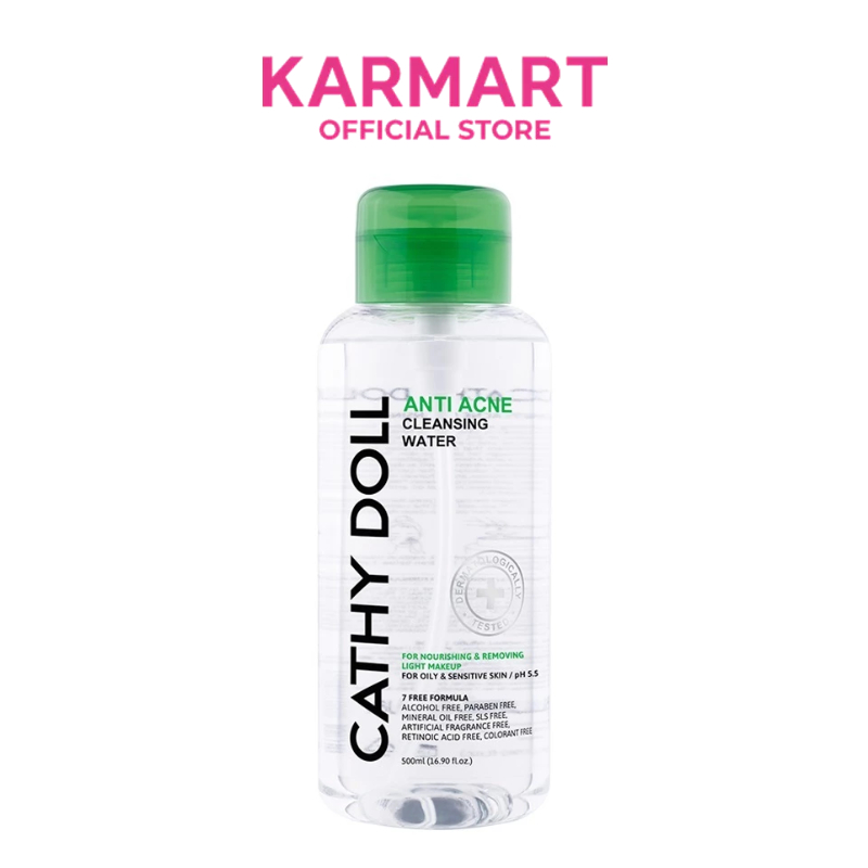 Cathy Doll แอนตี้แอคเน่คลีนซิ่งวอเตอร์ 500ml