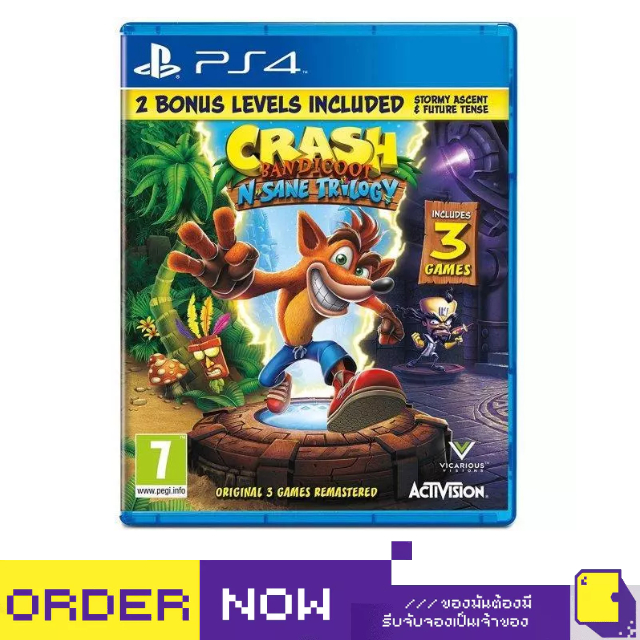 [+..••] พร้อมส่ง | PS4 CRASH BANDICOOT N. SANE TRILOGY (เกมส์ PlayStation™🎮)