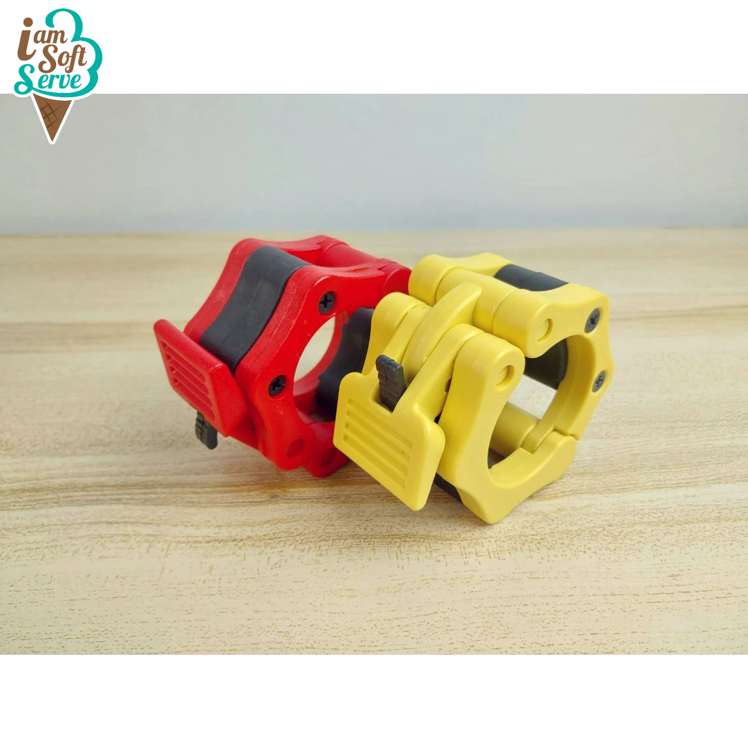 ตัวล็อคคานดัมเบล ตัวล็อคคานบาร์เบล รู 2 นิ้ว Barbell Buckle Barbell Clamps วัสดุไนล่อน พร้อมส่ง