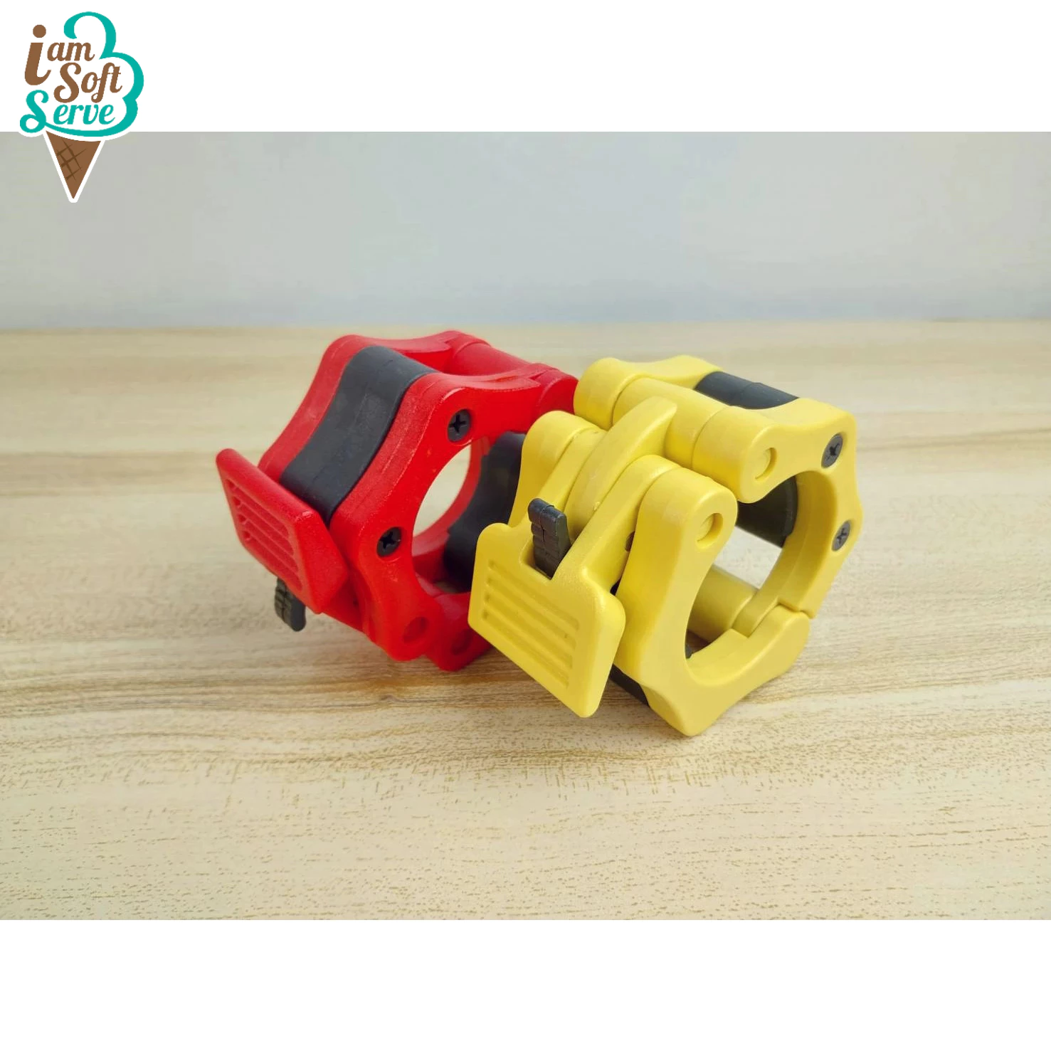 ตัวล็อคคานดัมเบล ตัวล็อคคานบาร์เบล รู 2 นิ้ว Barbell Buckle Barbell Clamps วัสดุไนล่อน พร้อมส่ง