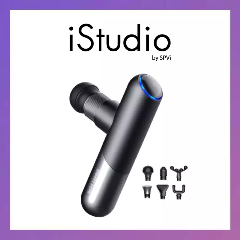 ปืนนวดPhilips Mini Ultra Massage Gun  Philips ปืนนวดคลายกล้ามเนื้อ PPM7501 อุปกรณ์นวด หัวนวด 6 รูปแบบ