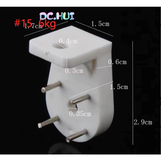 DC.HUI ตะขอติดผนัง ตะปูขอเกี่ยวตอกผนังไร้รอย ตะปูอเนกประสงค์ไม่ต้องเจาะผนัง(10ชิ้น)