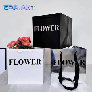 🌈EPA🌈ถุงFlower ก้นกว้าง ใส่ดอกไม้ ใส่เค้ก ใส่ตุ๊กตา เชือกหิ้วยาวมาก